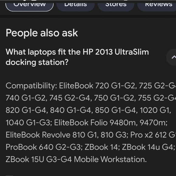 HP 2013 UltraSlim Docking Station USB 3.0 New - Picture 7 of 8